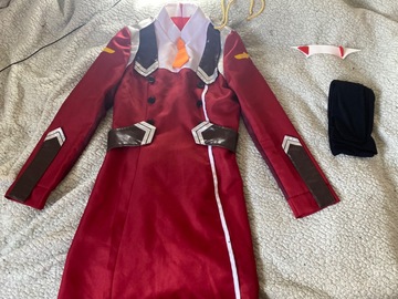 Selling with online payment: Zero two cosplay set (no wig - darling in the franxx)
