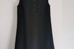 Selling: Sylvester black knit dress with lace trim