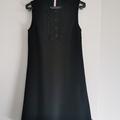 Selling: Sylvester black knit dress with lace trim