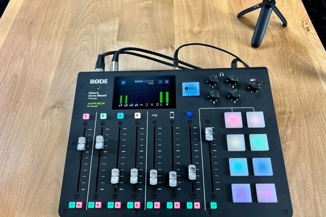 Spacious Portland area podcast recording studio