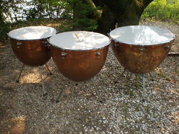 Selling with online payment: Ludwig Copper Timpani Set (3)