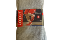 Liquidation & Wholesale Lot: Men's Socks Mixed Lot of Solids 20 3-packs