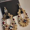 Buy Now: 8 Signature /Studio Fashion Gold and Multicolor Earrings