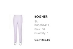 Selling Now: Bogner ski pants trousers Size 36/10 New £240