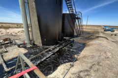 Project: Crude oil tank spill cleanup project