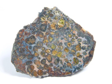 Verkaufen mit Online-Zahlungen: Sericho Meteorit Stein-Eisen Pallasite 266,4gr Schnäppchen 