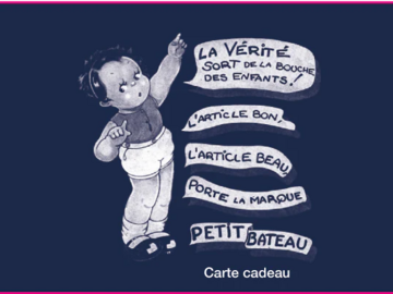 Vente: e-Carte cadeau Petit Bateau (325€)