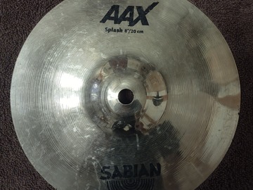 Selling with online payment: Sabian AAX 8" Splash Cymbal
