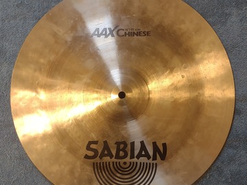 Selling with online payment: Sabian AAX 16" Chinese Cymbal 