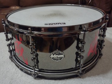Selling with online payment: ddrum Detonator 14x6.5" Steel Snare Drum - Tim Yeung Signature 
