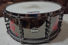 Selling with online payment: ddrum Detonator 14x6.5" Steel Snare Drum - Tim Yeung Signature 