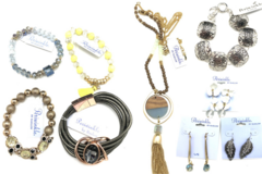 Liquidation & Wholesale Lot: 50 pcs Periwinkle Jewelry Necklaces, Bracelets & Ears LOTS STYLES