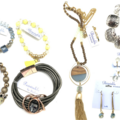 Liquidation & Wholesale Lot: 50 pcs Periwinkle Jewelry Necklaces, Bracelets & Ears LOTS STYLES