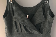 Selling: Grey check pinafore 