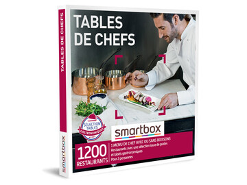 Vente: Coffret Smartbox "Tables de chefs" (99,90€)