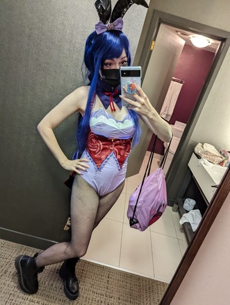 Bunny Girl Raiden Shogun Genshin Impact Size M