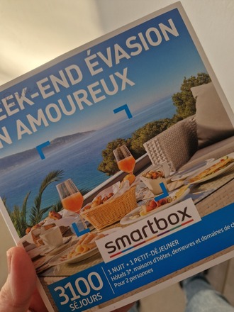Smartbox Week-end évasion en amoureux - Coffret Cadeau Séjour pas cher 