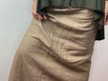 Selling: Vintage Linen Maxi Skirt