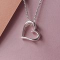  : silver heart pendant(Silver chain included)