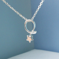  : shooting star pendant(Silver chain included)