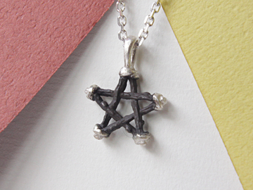  : twig star pendant(Silver chain included)