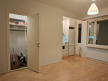 Annetaan vuokralle: studio, 25,5m2, Etelä-Haaga, Helsinki (available now!) 