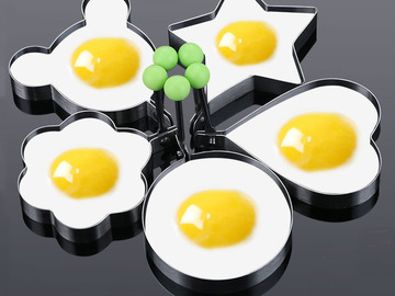 Comprar ahora: 70pcs thickened stainless steel omelet love omelet mold