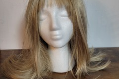Selling with online payment: Long Blonde Wig with Bangs 