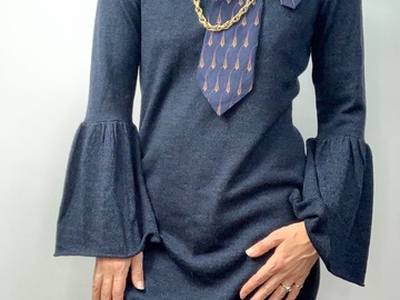 Selling: Statement Sleeve Ultra Cozy Merino Wool Dress
