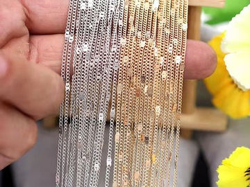 Liquidation & Wholesale Lot: 120pcs Fashion Jewelry Pendant Thin Chain Necklace