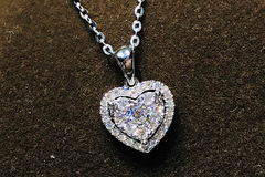 Liquidation & Wholesale Lot: 100PCS Heart Pendant Women's Fashion Love Clavicle Necklace