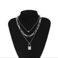 Bulk Lots: 6pc Zinc Alloy 3 Layered Necklaces, Lead Free & Nickel Free 
