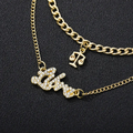Bulk Lots: 3pc Alloy Double Layered Constellation/Zodiac Sign Necklaces