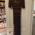 Selling: brown, black and gold crochet dress 