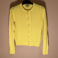 Selling: Bright yellow cardigan size S