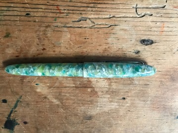 Renting out: On HIRE Esterbrook "Estie" Sea Glass with "Journaler" nib