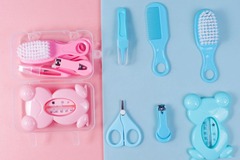 Comprar ahora: 10Set/60pcs baby care nail clippers comb brush thermometer