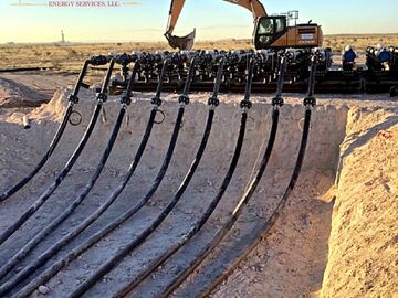 Project: Pipeline riser and header construction