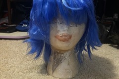 Selling with online payment: Short Blue Wig