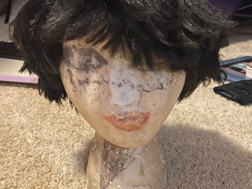 Selling with online payment: Short Black Wig 