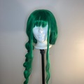 Selling with online payment: long green wig