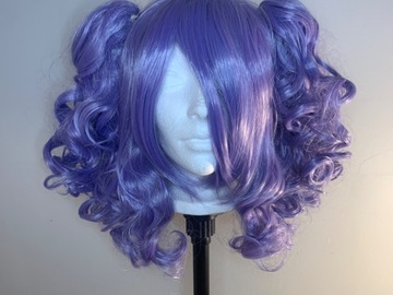 Selling with online payment: purple wig with pigtails