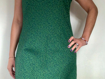 Selling: Jacquard Green Dress