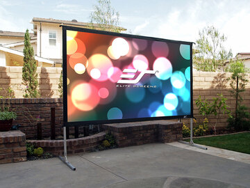 Location avec paiement en ligne: Écran portable outdoor Elite Screen Yard Master 2 (100")