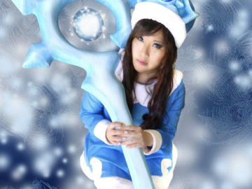 Selling with online payment: League of Legends Lulu winter wonder cosplay