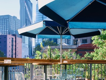 Walk-in: Perfect rooftop to escape for a #WFHospo day