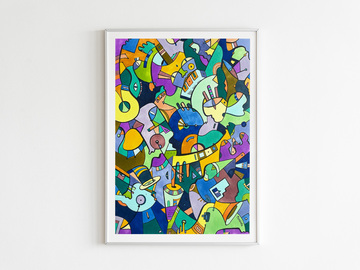 Sell Artworks: Musical Madness