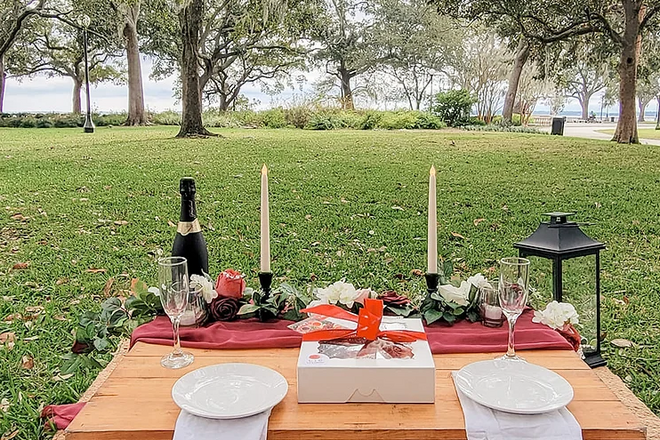 Perfectly Paired Sweetheart Luxury Picnic in Jacksonville