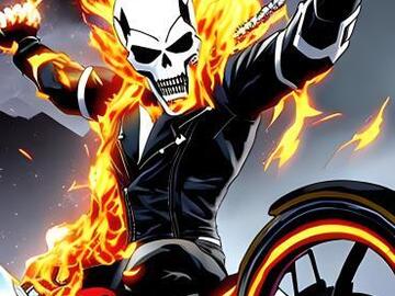 Selling: Anime style Ghost Rider
