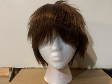 Selling with online payment: Short Brown Wig (Idealist Athlete Spin Kick from The Five Wits)